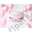 19 inch-es pink cica fej fólia lufi 19 inch-es pink cica fej fólia lufi
