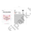 19 inch-es pink cica fej fólia lufi 19 inch-es pink cica fej fólia lufi