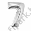 40 inch-es Number 7 Számos Super Shape Fólia Lufi