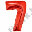 40 inch-es Number 7 Számos Super Shape Fólia Lufi