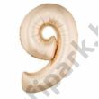40 inch-es Number 9 Számos Super Shape Fólia Lufi