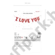 I love you fólia lufi, piros betűkből I love you fólia lufi, piros betűkből