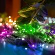 Micro LED fényfüzér, 50 színes micro LED Micro LED fényfüzér, 50 színes micro LED