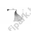 Micro LED-es fényfüzér-köteg, 10 füzér / 20 LED, melegfehér, kültéri kivitel