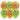 11 inch-es Halloween Fun! Orange &amp; Lime Green Lufi 