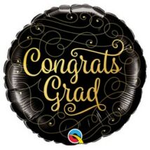 18 inch-es Gratulálok - Congrats Grad Gold Doodles Fólia Lufi