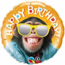 18 inch-es happy birthday smile csimpánz