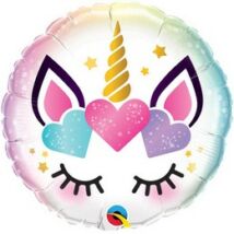 18 inch-es Unicorn eyelashes fólia