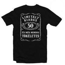 50. Limitált Kiadás Számos Szülinapi Póló, M-es