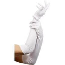 Hosszú fehér kesztyű 52 cm