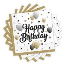 Parti szalvéta Hb arany,20 db