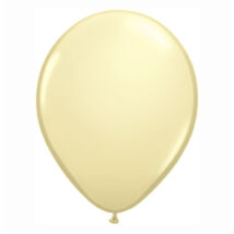 11 inch-es Ivory Silk (Fashion) Kerek Lufi