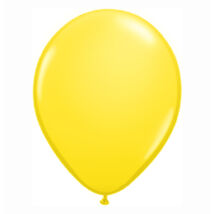 11 inch-es Yellow (Standard) Kerek Lufi