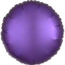 18 inch-es Chrome Lila - Purple Kerek Fólia Lufi