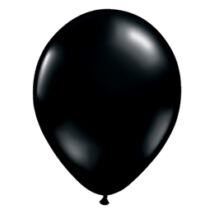 5 inch-es Onyx Black (Fashion) - Fekete Kerek Léggömb