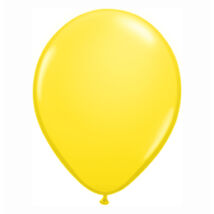 16 Inch-Es Yellow (Standard) Kerek Lufi