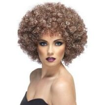  Szőkésbarna Afro Paróka