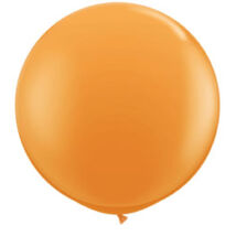 3 Feet-Es Orange (Standard) Kerek Latex Lufi