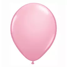 5 inch-es Pink (Standard) Kerek Lufi