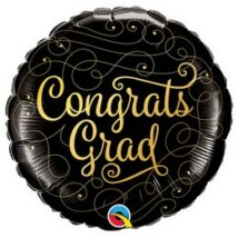 18 inch-es congrats grad gold dots fólia lufi