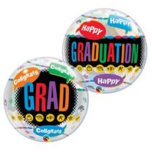 22 inch-es Happy Graduation Congrats Grad Ballagási Bubble Lufi