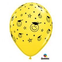 11 inch-es Smile Face Yellow Ballagási Léggömb