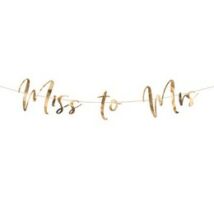 Miss to Mrs Rosegold Dekorációs Esküvői Füzér - 2 m-es