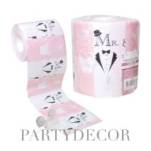 Mr. &amp; Mrs. Vicces Esküvői Ajándék WC Papír