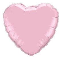 18 inch-es Gyöngyház Rózsaszín - Pearl Pink Szív Fólia Léggömb