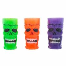 Pohár, műanyag, halloween, 3 színben