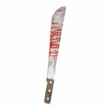 Véres Macséta Kés Halloween-re, 52 cm-es