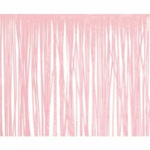 Világos rózsaszín parti függöny 100*200 cm