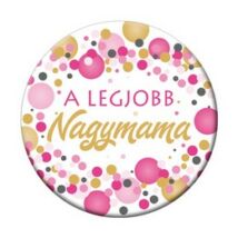 A legjobb nagymama kitűző