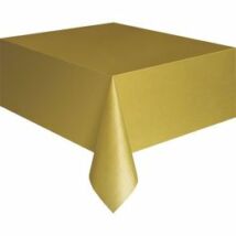 Gold Műanyag Parti Asztalterítő - 137 cm x 274 cm