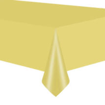 Asztalterítő, króm arany színű, 2,74m x 1,37m