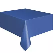 Royal Blue Műanyag Parti Asztalterítő - 137 cm x 274 cm