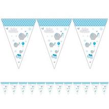 Kék Elefántos Parti Zászlófüzér - 5 m