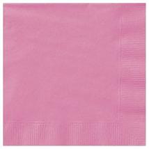 Rózsaszín Papír Party Szalvéta - 33 cm x 33 cm, 20 db-os
