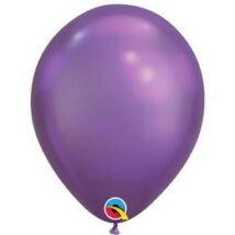 11 inch-es Chrome Purple - Lila Kerek Lufi