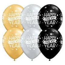 11 inch-es New Year Confetti Dots Szilveszteri Léggömb