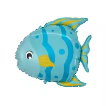 Kék hal, fólia lufi
