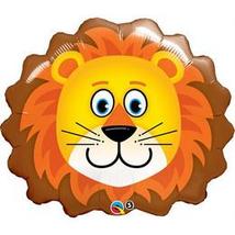 29 inch-es Oroszlán Fej - Lovable Lion Fólia Léggömb 