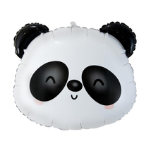 Panda fej, fólia lufi