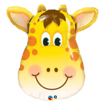 32 inch-es Jolly Giraffe - Zsiráf Fej Fólia Léggömb