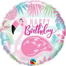 18 inch-es birthday pink flamingo fólia