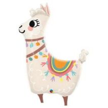  45 inch-es Loveable Llama- Szeretnivaló Láma Fólia Lufi