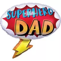 Superhero Dad - Szuperhõs Apa Fólia Lufi Apák Napjára