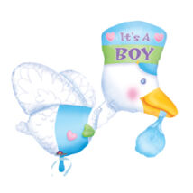 It is a Boy - Bundle of Joy Stork - Supe