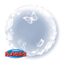 24 inch-es elegant roses and butterflies