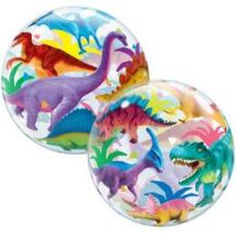 22 inch-es Dínók - Colourful Dinosaur Bubble Lufi